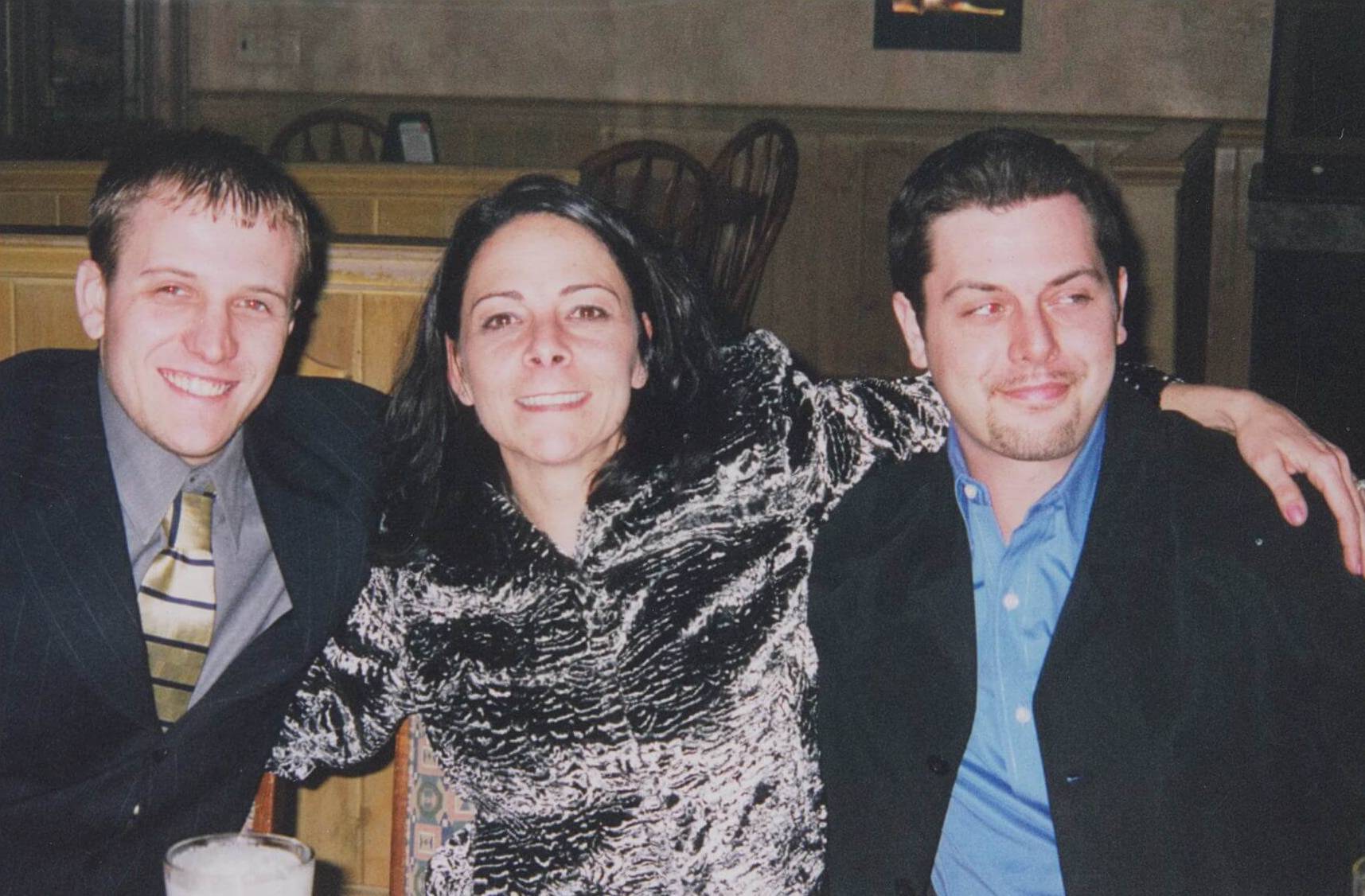 Robin Rogo Rafferty photographed with two friends