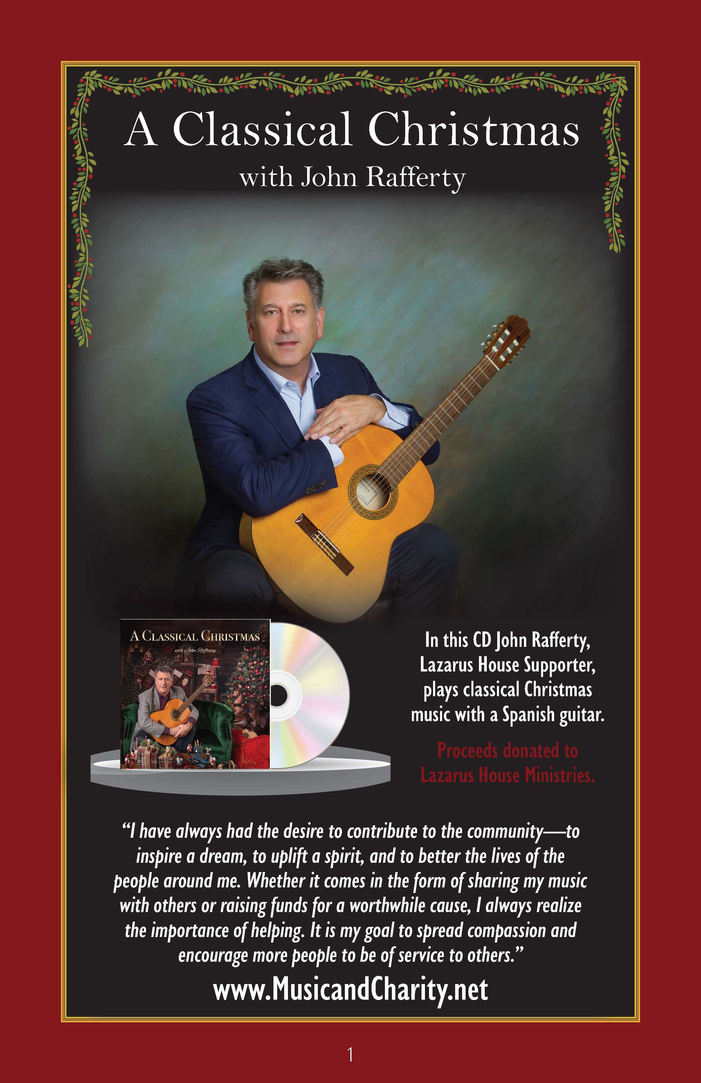 Lazarus House Ministries Annual Fundraising Gala Poster